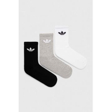 adidas Originals sosete 3-pack culoarea alb