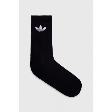 adidas Originals sosete 3-pack culoarea negru
