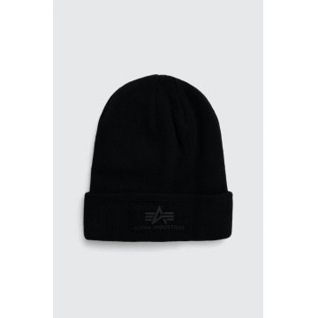 Alpha Industries caciula culoarea negru, din tricot gros
