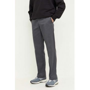 Dickies pantaloni 874 barbati, culoarea gri, drept