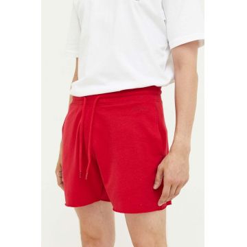 Hollister Co. pantaloni scurti barbati, culoarea rosu