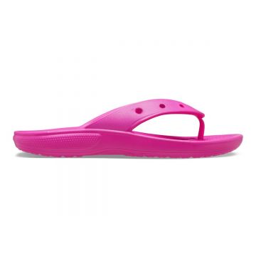 Șlapi Crocs Classic Flip Roz - Juice