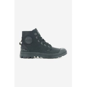 Palladium tenisi de piele Pampa Hi Supply LTH culoarea negru