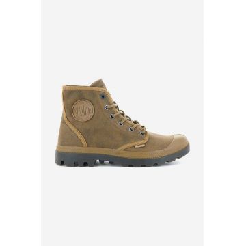 Palladium tenisi Pampa HI Wax Vegan barbati, culoarea bej