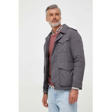 Pepe Jeans geaca Benedict barbati, culoarea gri, de tranzitie