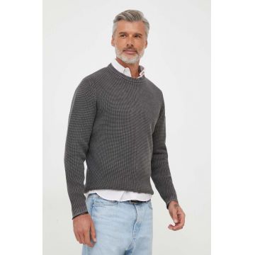 Pepe Jeans pulover de bumbac Dean culoarea gri