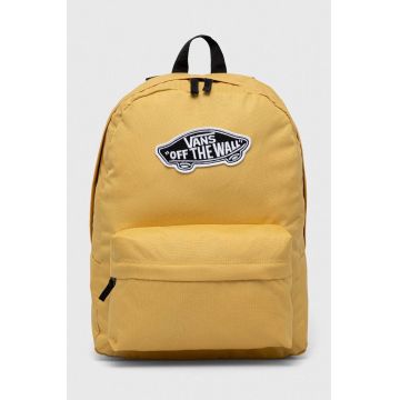 Vans rucsac culoarea galben, mare, modelator