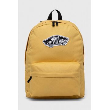 Vans rucsac culoarea galben, mare, modelator