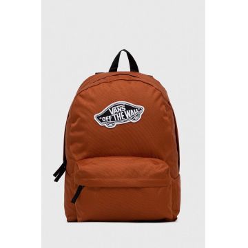 Vans rucsac culoarea maro, mare, cu imprimeu