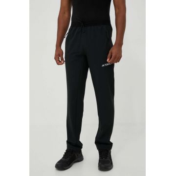 adidas TERREX pantaloni de exterior Liteflex culoarea negru