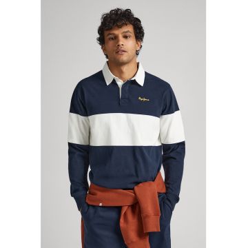 Bluza polo cu dungi