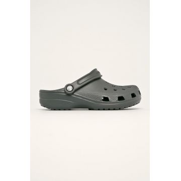 Crocs papuci Classic culoarea gri, 10001