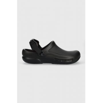 Crocs papuci Bistro Pro Lite Ride Clog femei, culoarea negru, 205669