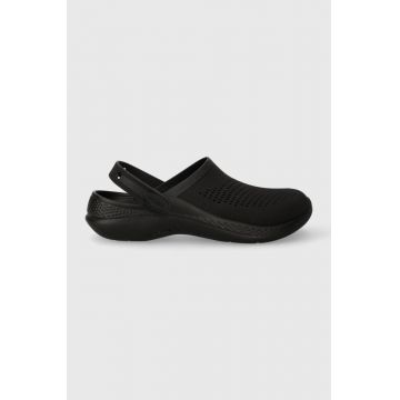 Crocs papuci Literide 360 Clog culoarea negru 206708