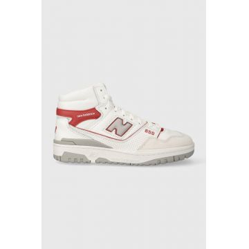 New Balance sneakers BB650RWF culoarea alb