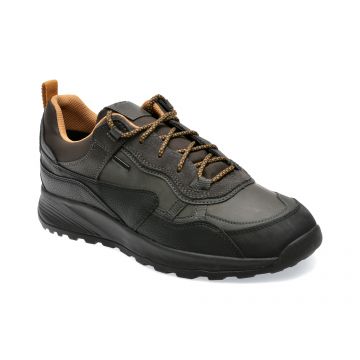 Pantofi GEOX gri, U36EZC, din piele ecologica