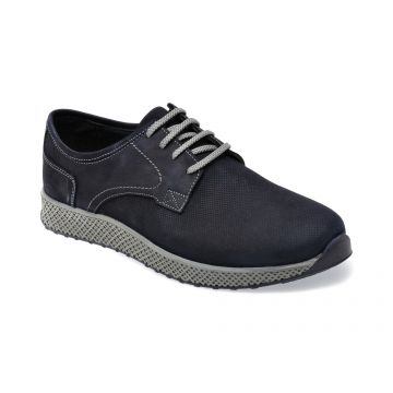 Pantofi GRYXX bleumarin, 911322, din nabuc