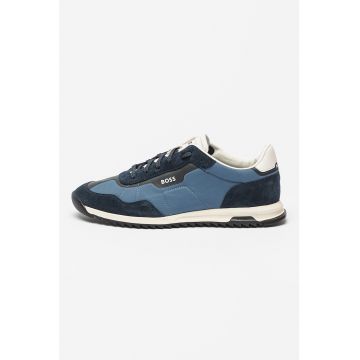 Pantofi sport cu detalii de piele intoarsa Zayn