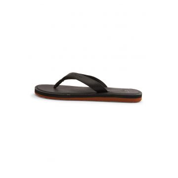 Papuci flip-flop de piele ecologica Moloka