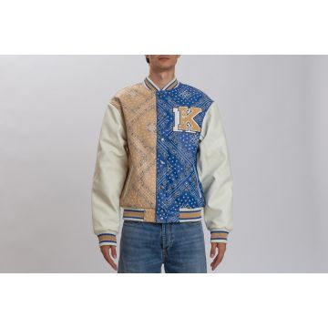 Retro Patch Paisley Block College