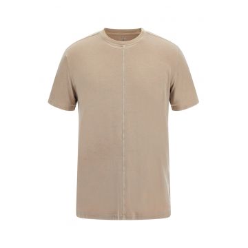 Tricou cu decolteu la baza gatului pentru fitness