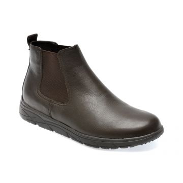 Ghete GEOX maro, U36E1A, din piele naturala