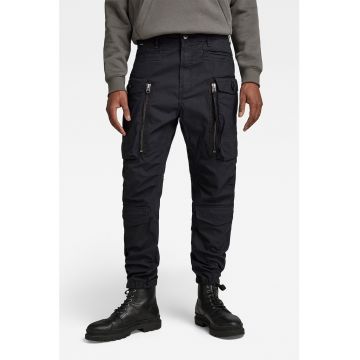 Pantaloni cargo cu buzunare cu fermoar