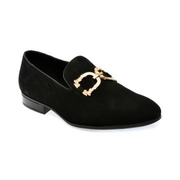 Pantofi ALDO negri, CYRILL001, din piele intoarsa