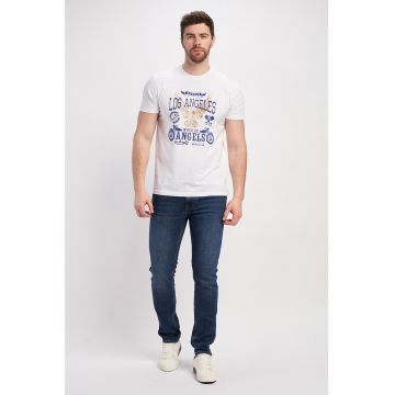 Tricou de bumbac cu imprimeu text