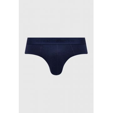 United Colors of Benetton boxeri barbati, culoarea albastru marin
