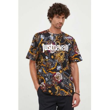 Just Cavalli tricou din bumbac modelator