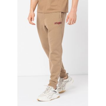 Pantaloni sport relaxed fit cu snururi Drokko