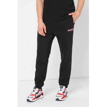 Pantaloni sport relaxed fit cu snururi Drokko