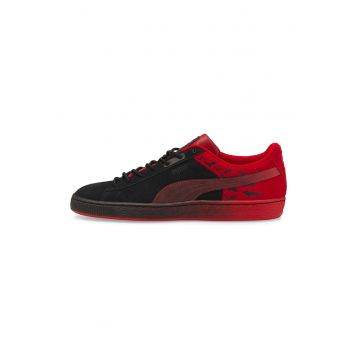 Pantofi sport de piele intoarsa cu insertii sintetice Classic Batman