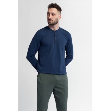 Pijama cu decolteu henley Urban Jungle