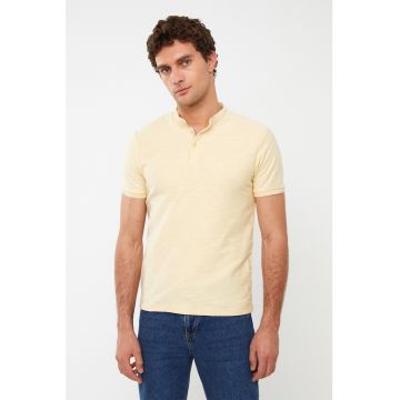 Set de tricou slim fit cu fenta cu nasturi