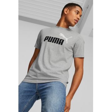 Tricou de bumbac cu imprimeu logo Essentials+ 2