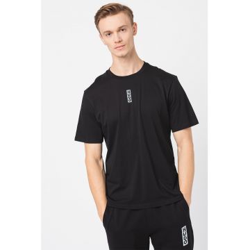 Tricou de bumbac cu logo supardimensionat Danden
