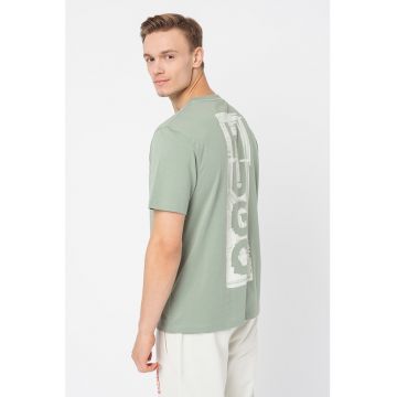 Tricou de bumbac cu logo supardimensionat Danden