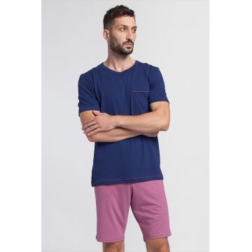 Tricou de pijama din amestec de bambus