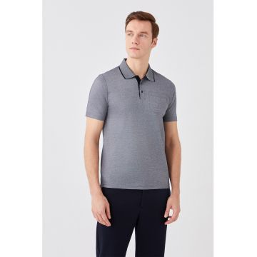 Tricou polo cu buzunar pe piept