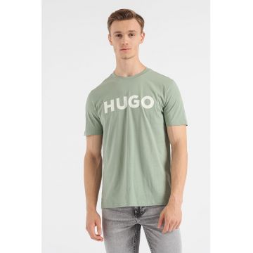 Tricou regular fit cu logo contrastant Dulivio