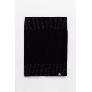 Colmar fular impletit culoarea negru, neted