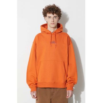 Ellesse bluza barbati, culoarea gri, cu glugă, cu imprimeu