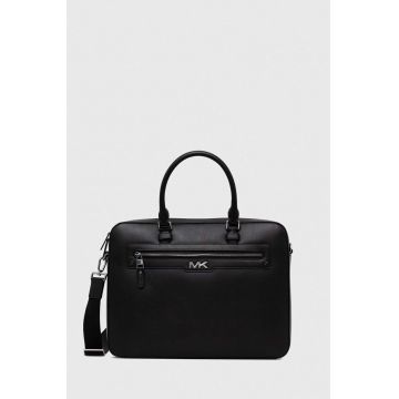 Michael Kors geanta de piele culoarea negru