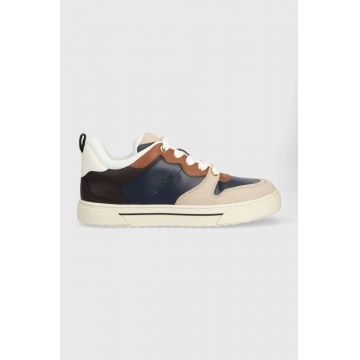Michael Kors sneakers din piele Barett culoarea albastru marin, 42F3BRFS5L Michael Kors sneakers din piele Barett culoarea albastru marin, 42F3BRFS5L