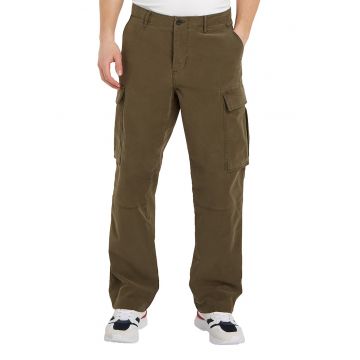 Pantaloni cargo din amestec de bumbac