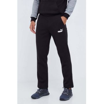 Puma pantaloni de trening culoarea negru, melanj