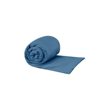 Sea To Summit prosop Pocket Towel 50 x 100 cm culoarea albastru marin