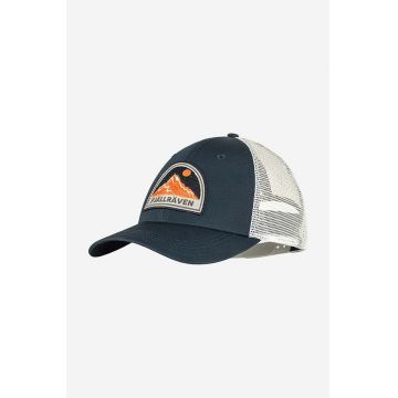 Fjallraven șapcă Badge culoarea bleumarin, cu imprimeu  F78152